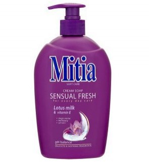 Mitia 500ml tek.mýdlo Sensual pumpa | Toaletní mycí prostředky - Tekutá mýdla - S dávkovačem
